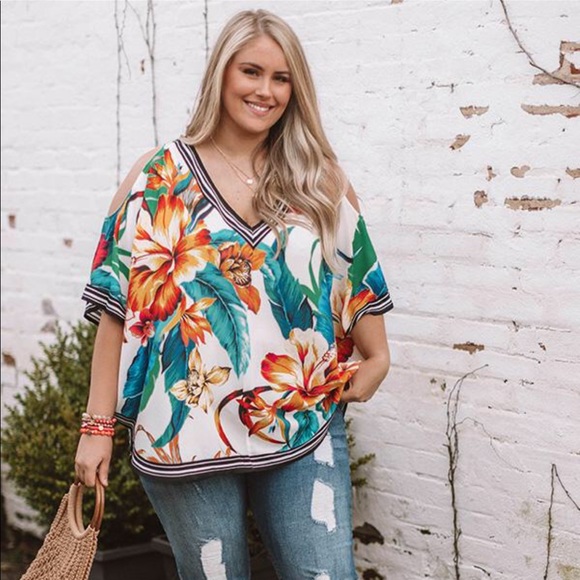 Poolside In Paradise Shift Top - Picture 2 of 8